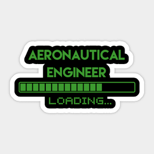 Aeronautical Engineer Loading Sticker